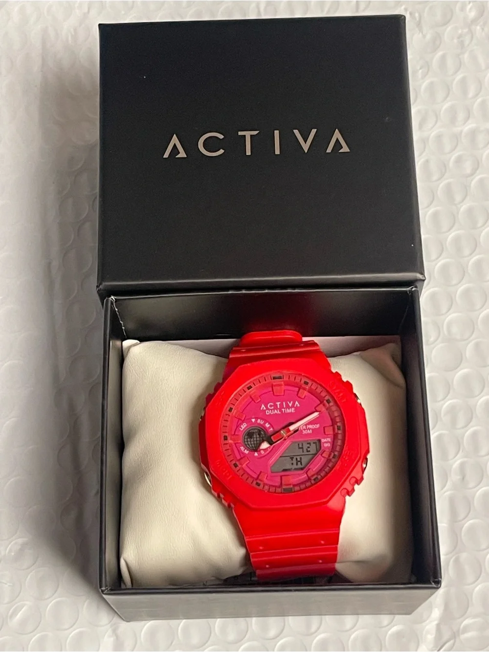 Activa Recon X Invicta Analog Digital Unisex Watch - 45.5mm, Red